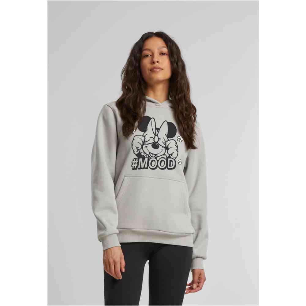 Merchcode Disney Minnie Mouse - Minnie Mouse Mood Fluffy Hoodie/trui - Grijs